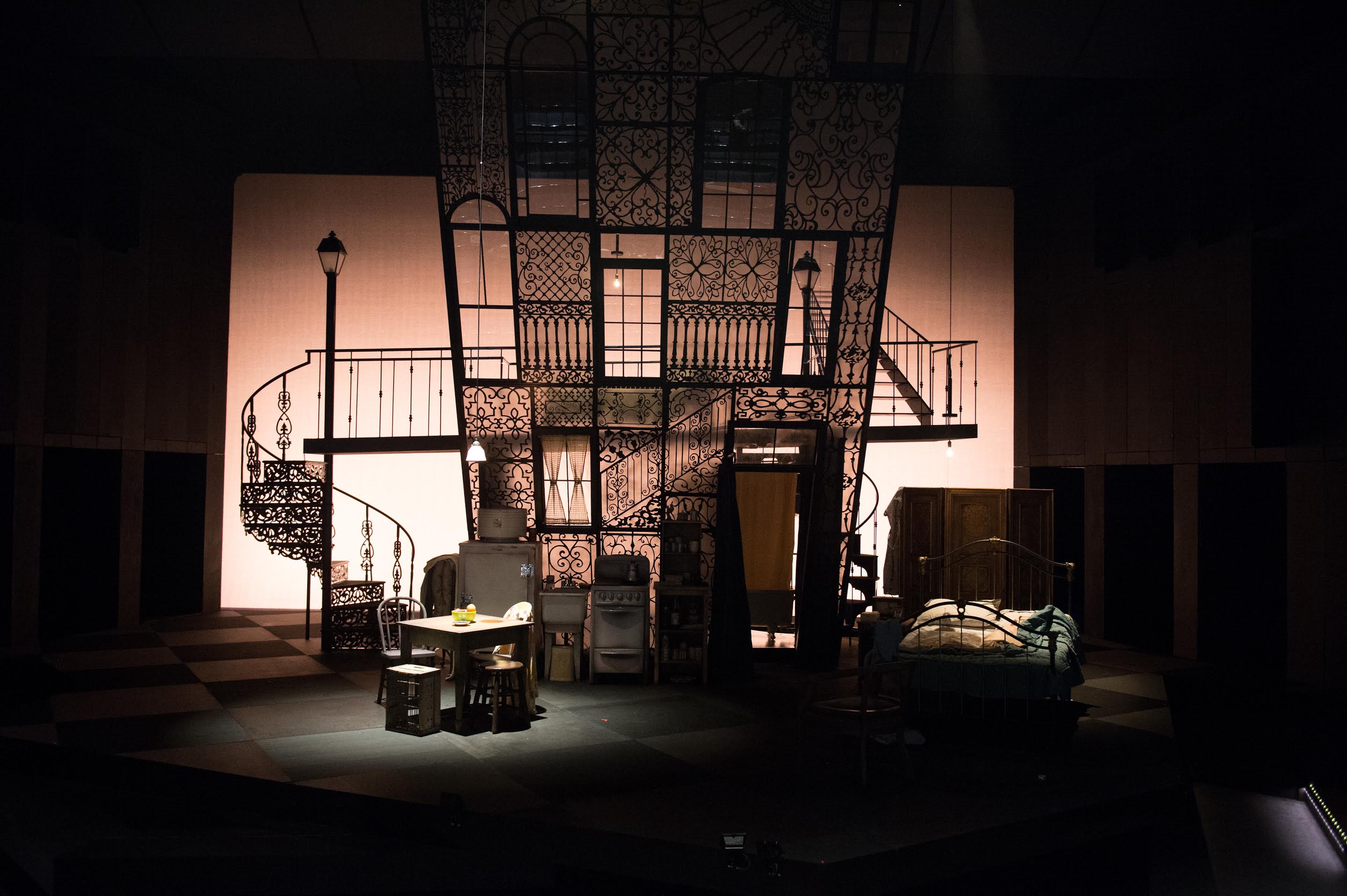 Christopher Acebo's set for the 2013 production of A Streetcar Named Desire at the Oregon Shakespeare Festival.